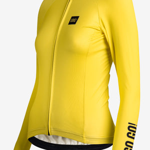 Jersey de Ciclismo KM100 Comfort Limón