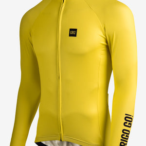 Jersey de Ciclismo KM100 Comfort Limón