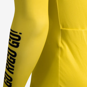 Jersey de Ciclismo KM100 Comfort Limón