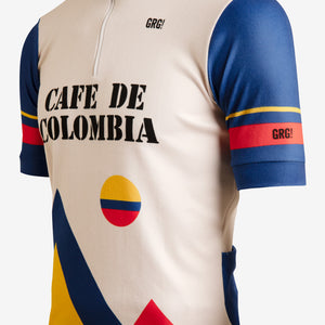 Jersey de Ciclismo KM200 RETRO Café de Colombia